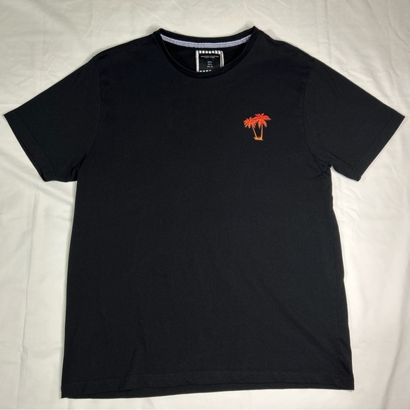 Denim & Flower Shirt Women’s Large Graphic Print T Shirt Top Casual Los Angeles - Picture 2 of 11